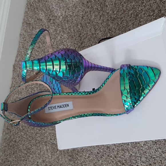Steve madden multicolored snake heel - Picture 2 of 3